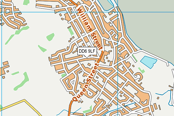 DD6 9LF map - OS VectorMap District (Ordnance Survey)