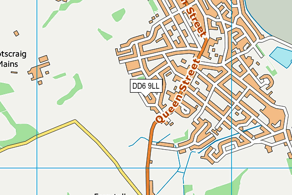 DD6 9LL map - OS VectorMap District (Ordnance Survey)