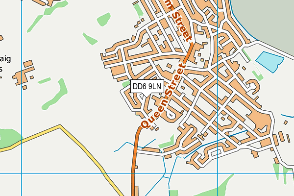DD6 9LN map - OS VectorMap District (Ordnance Survey)
