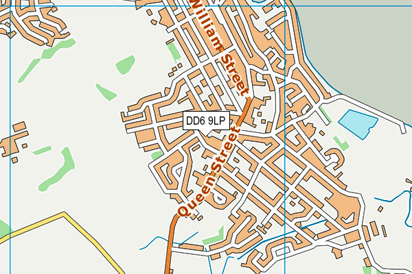 DD6 9LP map - OS VectorMap District (Ordnance Survey)