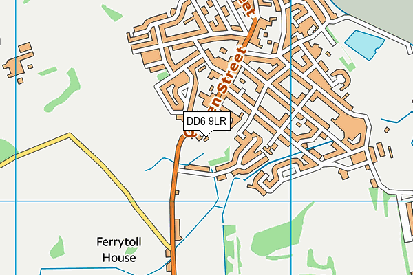 DD6 9LR map - OS VectorMap District (Ordnance Survey)