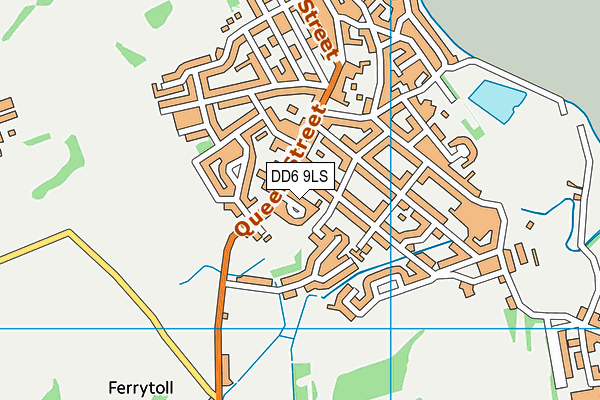 DD6 9LS map - OS VectorMap District (Ordnance Survey)