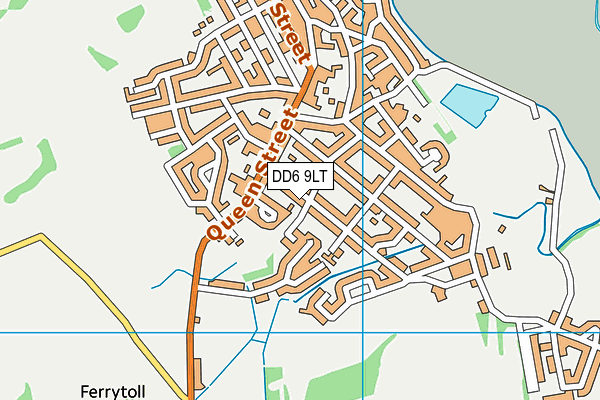 DD6 9LT map - OS VectorMap District (Ordnance Survey)