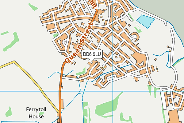 DD6 9LU map - OS VectorMap District (Ordnance Survey)