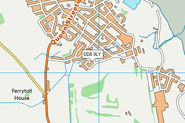 DD6 9LY map - OS VectorMap District (Ordnance Survey)