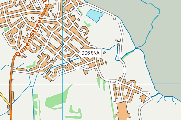 DD6 9NA map - OS VectorMap District (Ordnance Survey)