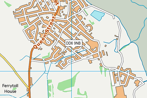 DD6 9NB map - OS VectorMap District (Ordnance Survey)