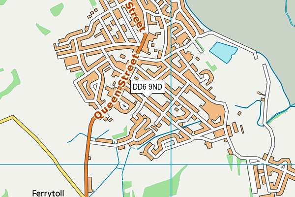 DD6 9ND map - OS VectorMap District (Ordnance Survey)