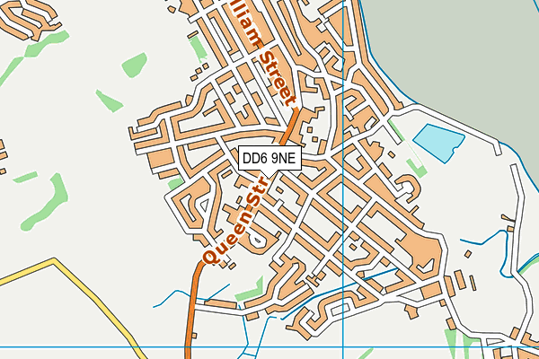 DD6 9NE map - OS VectorMap District (Ordnance Survey)