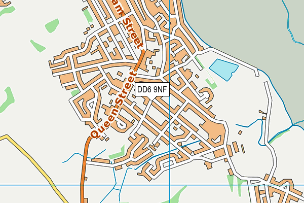 DD6 9NF map - OS VectorMap District (Ordnance Survey)