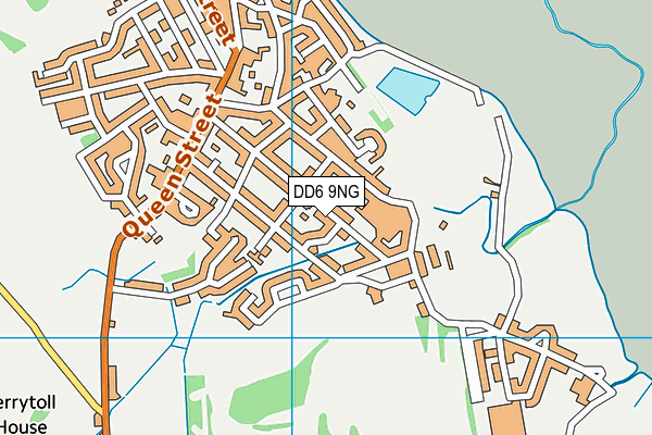 DD6 9NG map - OS VectorMap District (Ordnance Survey)