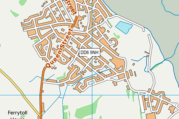 DD6 9NH map - OS VectorMap District (Ordnance Survey)