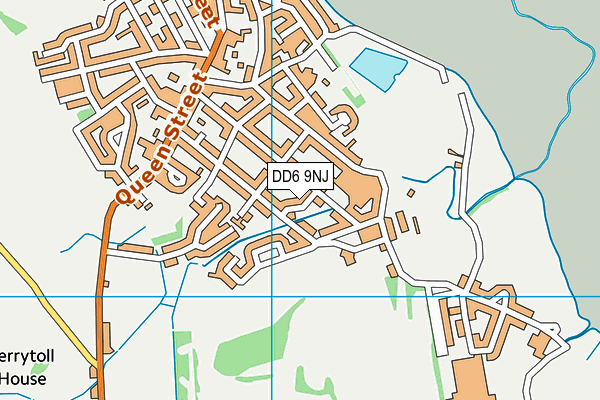 DD6 9NJ map - OS VectorMap District (Ordnance Survey)