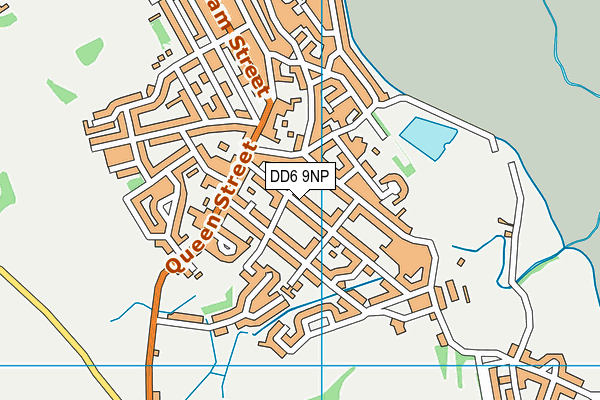 DD6 9NP map - OS VectorMap District (Ordnance Survey)