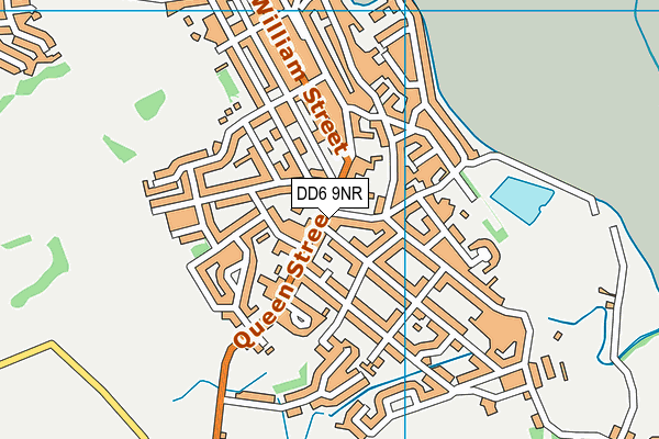 DD6 9NR map - OS VectorMap District (Ordnance Survey)