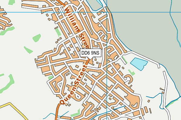 DD6 9NS map - OS VectorMap District (Ordnance Survey)