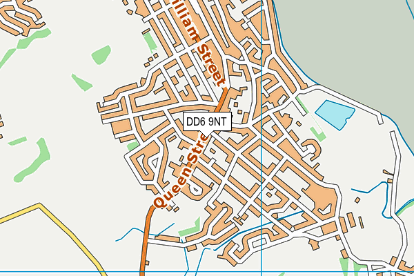 DD6 9NT map - OS VectorMap District (Ordnance Survey)