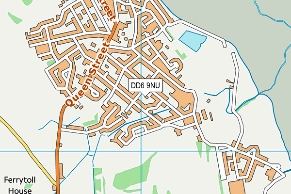 DD6 9NU map - OS VectorMap District (Ordnance Survey)