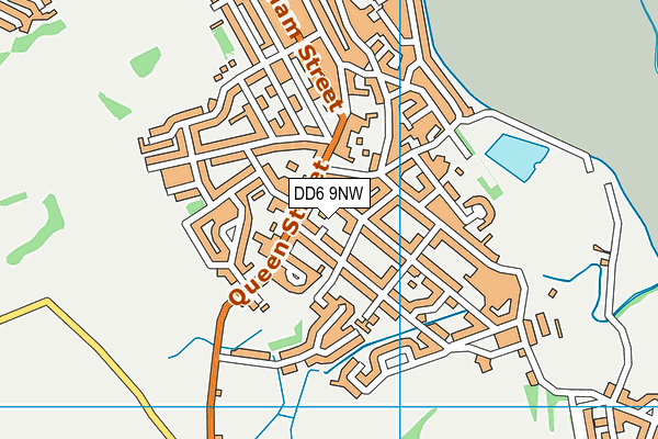 DD6 9NW map - OS VectorMap District (Ordnance Survey)