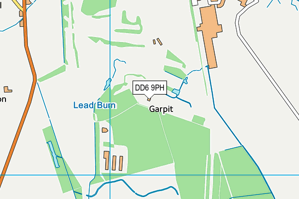 DD6 9PH map - OS VectorMap District (Ordnance Survey)