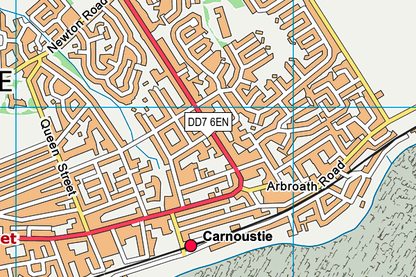 DD7 6EN map - OS VectorMap District (Ordnance Survey)