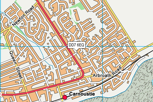 DD7 6EQ map - OS VectorMap District (Ordnance Survey)