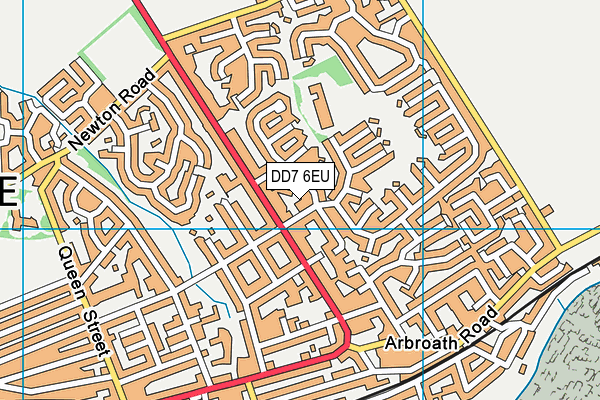 DD7 6EU map - OS VectorMap District (Ordnance Survey)