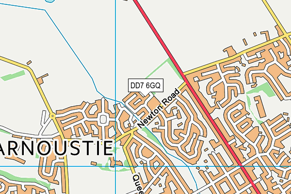 DD7 6GQ map - OS VectorMap District (Ordnance Survey)