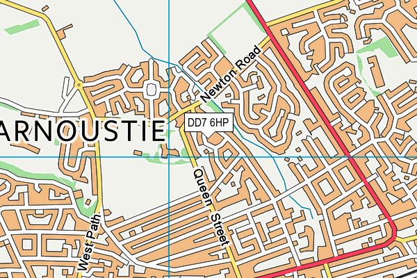 DD7 6HP map - OS VectorMap District (Ordnance Survey)