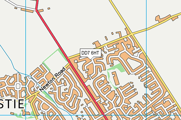 DD7 6HT map - OS VectorMap District (Ordnance Survey)