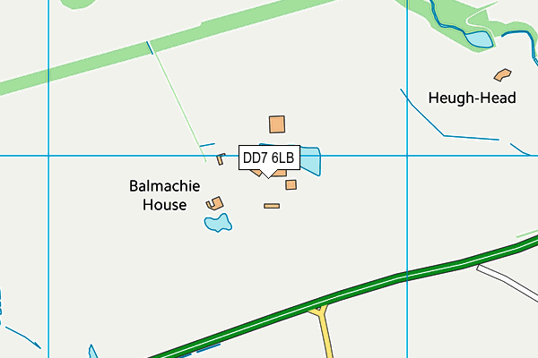 DD7 6LB map - OS VectorMap District (Ordnance Survey)