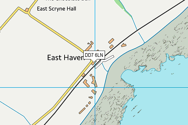 DD7 6LN map - OS VectorMap District (Ordnance Survey)