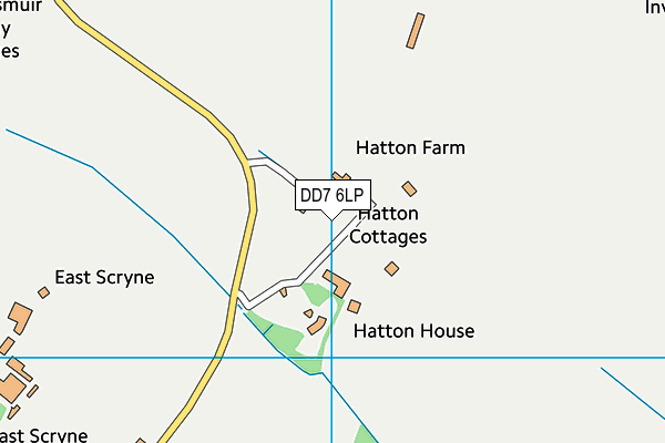 DD7 6LP map - OS VectorMap District (Ordnance Survey)