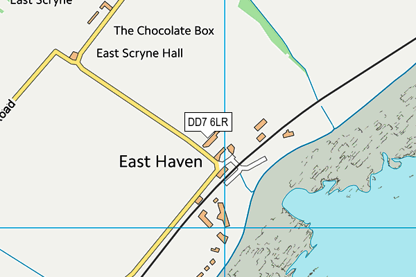 DD7 6LR map - OS VectorMap District (Ordnance Survey)