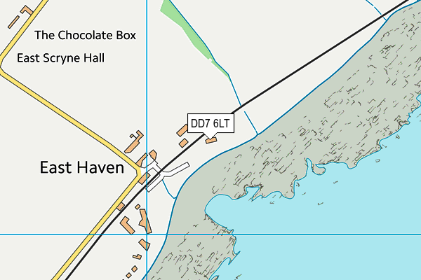 DD7 6LT map - OS VectorMap District (Ordnance Survey)