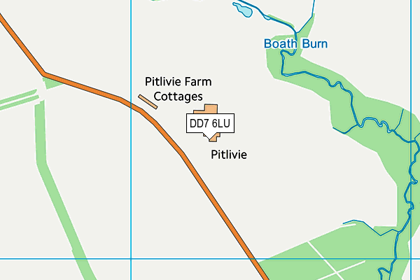 DD7 6LU map - OS VectorMap District (Ordnance Survey)