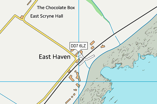 DD7 6LZ map - OS VectorMap District (Ordnance Survey)