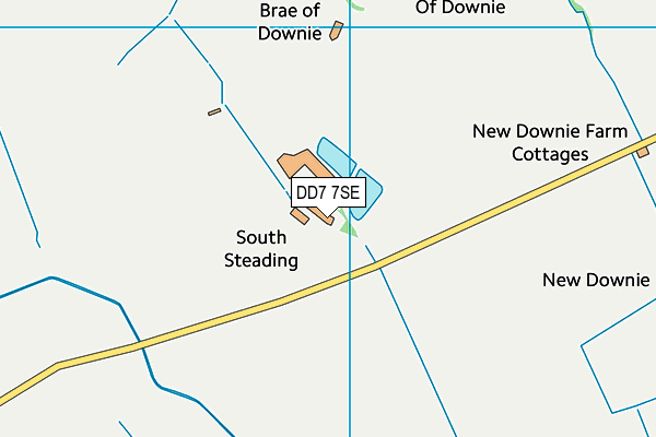 DD7 7SE map - OS VectorMap District (Ordnance Survey)