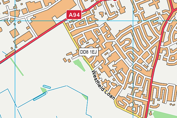 DD8 1EJ map - OS VectorMap District (Ordnance Survey)