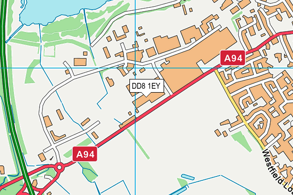 DD8 1EY map - OS VectorMap District (Ordnance Survey)
