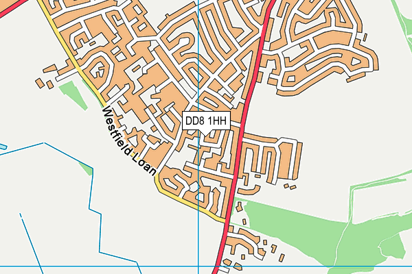 DD8 1HH map - OS VectorMap District (Ordnance Survey)