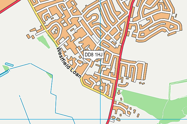 DD8 1HJ map - OS VectorMap District (Ordnance Survey)