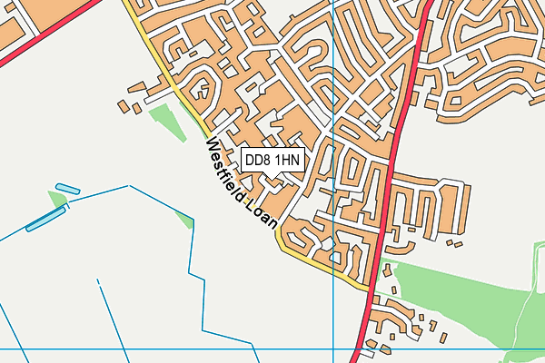 DD8 1HN map - OS VectorMap District (Ordnance Survey)