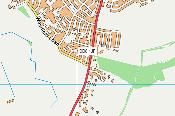 DD8 1JF map - OS VectorMap District (Ordnance Survey)