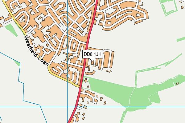 DD8 1JH map - OS VectorMap District (Ordnance Survey)