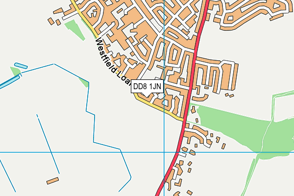 DD8 1JN map - OS VectorMap District (Ordnance Survey)
