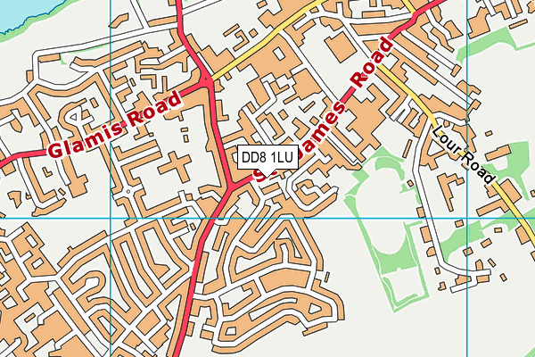 DD8 1LU map - OS VectorMap District (Ordnance Survey)