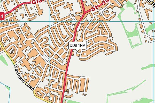 DD8 1NP map - OS VectorMap District (Ordnance Survey)