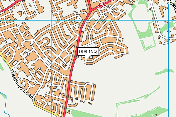 DD8 1NQ map - OS VectorMap District (Ordnance Survey)