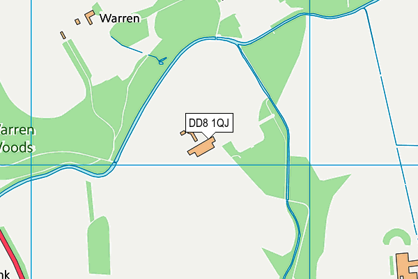 DD8 1QJ map - OS VectorMap District (Ordnance Survey)